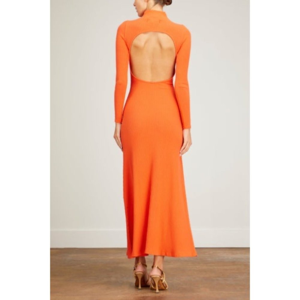 NEW MARA HOFFMAN Solid Knit Melanie Dress in Poppy SIZE M